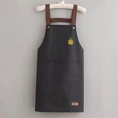 픽스홈 H형 방수 앞치마, 1개, 블랙