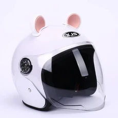 남여 전기 자전거 헬멧 3C 승인 겨울 따뜻한 하프 헬멧 오토바이 안전 모자 사계절 유니버설 버전, 02 style9