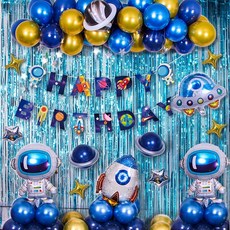 I&H 우주탐험 풍선세트, 혼합색상, 1세트