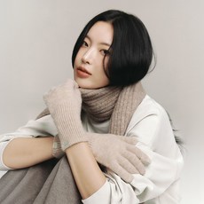 ANDAR 소프트 니트 플립 글러브286657, F, 블랙[EOTGL-03BLK]