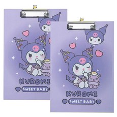 Tiger Pavilion 산리오 캐릭터 클립 보드, 2개, 보라색