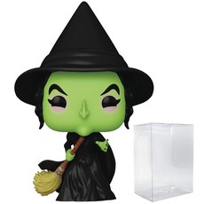 정품++ POP 영화: 오즈의 마법사 85주년 기념 - 마녀 Funko 비닐 피규어 (호환 박스 프로텍터 케이스와 함께 제공) 멀티컬러 9.5cm(3.75인치)