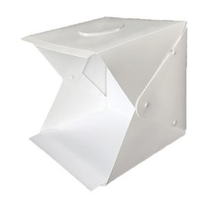 含四色背景布 小型商品攝影棚 簡易組裝攝影棚 專業級商品拍攝, 1個, 雙燈條40X40鈕釦式攝影棚