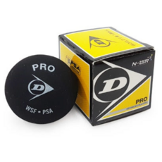 던롭 공식시합구 1개입 스쿼시볼 스쿼시라켓 공인구, 검정, 5개