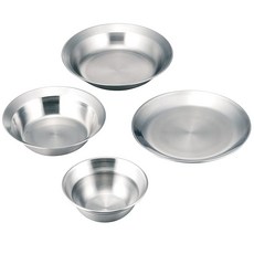 카쿠세 아웃도어 볼 플레이트 4종 세트 스텐 봉투포함 컴팩트 수납 캠핑 SOLA 솔라 PP-10