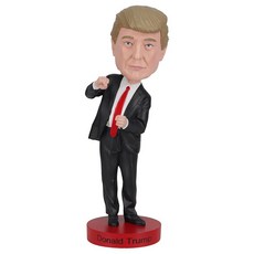 Royal Bobbles 도널드 트럼프 댄스 수집용 버블헤드 조각상 - 45대 및 47대 미국 대통령 너클헤드 정치 풍자 컬렉션 높이 20.3cm(8인치), Royal Bobbles 도널드 트럼프 댄스 수집용 버