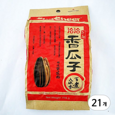 챠챠 해바라기씨 양념맛, 228g, 21개