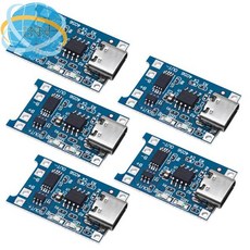 1-50PCS 5V 1A 마이크로/Type-c/미니 18650 TP4056 보호 기능이 있는 리튬 배터리 충전기 모듈 충전 보드 이중 기능 리튬 이온, [03] 10pcs
