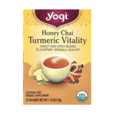 요기티 강황 튜메릭 바이터리티 허니 차이 카페인 무함유 16 티백 32g, 16개입, 1박스