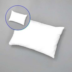 쌍문상회 지금 필요한 지퍼형 폭신한베개 구름솜 호텔베개 구름 산 솜 낮은베개 베개솜 빨아쓰는 베개 40x60 31872EA, 화이트