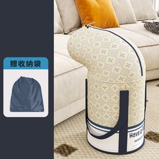 摺疊泡腳桶 升級彈簧支撐 便攜保溫 泡腳袋, 【A287】藏藍色, 1個
