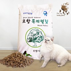 거목산업사 고양이 배딩용 캠핑용 포항 목재펠릿 소포장, 3kg, 1개