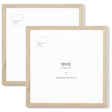 Opposite Wall - 45.7 x 61cm(18 24인치) 천연 오크 나무 액자 경량 다용도 및 비산 방지 벽걸이 포스터 또는 사진 프레임 사무실 갤러리 가정용 벽