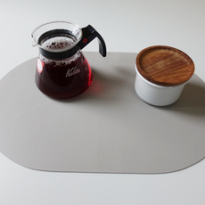 다온라인몰 식탁 테이블매트 1+1 논슬립 미니멀 방수 가죽매트 5color, 2개, 45 x 30 cm, 회색