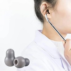 의사용 청진기 교체용 귀마개 이어피스/이어팁 클래식 스탠다드 카데올로지 호환용 1쌍, 1세트