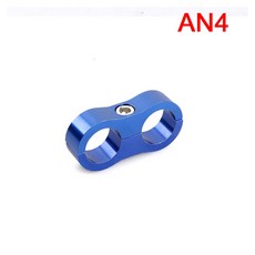 범용 AN4 AN6 AN12 AN10 AN8 클램프 호스 분배기 라인 알루미늄 워터 빌렛 분리기 튜브 오일, AN4 Blue, 1개