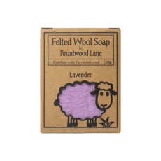 Bruntwood Lane 薰衣草羊毛皂 含Corriedale羊毛, 100g, 1個