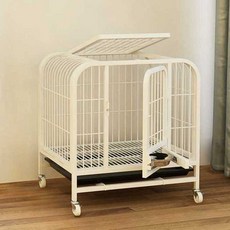켄넬 애견 반려동물 이동장 철장 강아지 60cm, 1개, (표준형)95x65x85CM - 분홍색