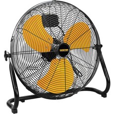 마스터 프로페셔널 12인치 고속 강력한 다이렉트 드라이브 스틸 플로어 팬, 20-Inch Floor Fan