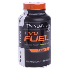 TWINLAB 燃料質量膠囊, 60 件