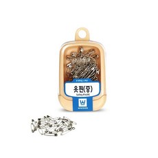 [화신] 옷핀 소 약40입 행거용