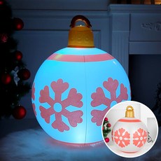 파티팡 크리스마스 LED 대형볼 60cm, 1개, 설정