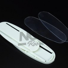 LOVE 부착식 행거 벽고정걸이, 화이트, 1개