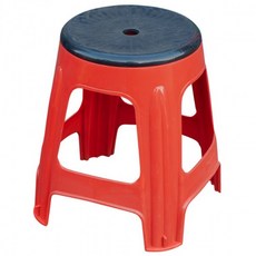 국산 회전 의자 빨강 간이 보조 플라스틱 야외 행사 파라솔 편의점 학교 포장마차 포차, 1개, 상세페이지 참조