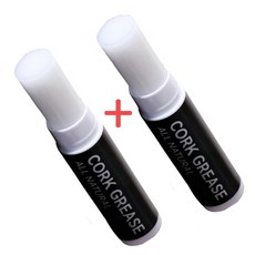 1+1 코르크 그리스 콜크 그리스 색소폰넥 클라리넷 오보에 플릇용, 2개, 화이트