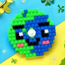 [하하당] 지구야 사랑해 디폼블럭 팽이, 1개, 상세페이지 참조