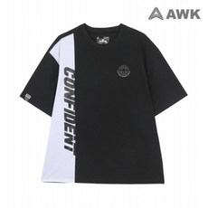 에어워크주니어 주니어 절개 배색 포인트 반팔 티셔츠