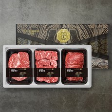 냉장 횡성 한우 1+ 혼합 선물세트 등심300g+불고기300g+국거리300g, 1세트