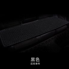 차량용 통풍시트 여름방석 원목구슬시트 통풍매트, 검정색 후면