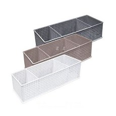 칸칸 바스켓-중(약30x12.4x8.3cm)칸막이 분리가능 바스켓 수납함 칸바구니 분리형