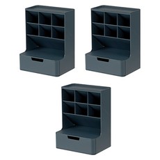 SYSMAX 辦公室收納盒 2入, 普魯士藍 (PB) x 3