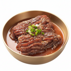 [억수로상회] 뼈없는 돼지양념갈비 (한돈 목살+갈빗살), 600g, 1개