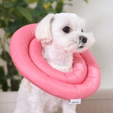 두유레디 강아지 넥카라 고양이 겸용 방수, 1개, 핑크