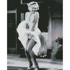 하모니아트 남녀공용 DIY 보석십자수 캔버스형 40X50, 16. 마릴린먼로, 1개