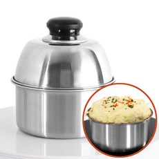 디에이트 인덕션(IH) 통3중 스테인레스 폭탄 계란찜기 (전용뚜껑 포함!), 1개, 13.5cm