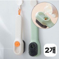 베로츠 간편한 화장실 펌프 청소솔 브러쉬 일체형 세척솔, 2개, 그린