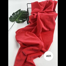 바느질 길이 DIY 봉제 벨보아 원단 수제 100% 인형 폴리에스터 작업용 파일 면 스킨 1mm 직물, [01] A01, [01] 45x50cm