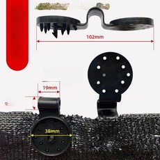 그늘막 집게 방수망 고정 차광막 고리 고정클립 자외선, 기본 사용 인원, 신형 두꺼운 대형 메쉬 분리형 20개