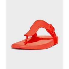 핏플랍 아이쿠션 버클 쪼리 Neon Orange 800643