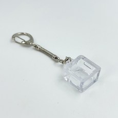 리빙러빙 키캡 키링 베이스 투명 1구 4구 키보드 클리커 만들기 부자재 파츠 커스텀 굿즈 DIY, 1구투명베이스, 1개