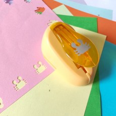 YOLQ兒童DIY壓花器工具，印花機邊紋鏤空壓花器，直角圓角壓花機, 99S螃蟹, 1個