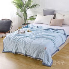 여름이불세트 물세탁 이불 2인 면 얇은 1인 사계절 가능 순면
