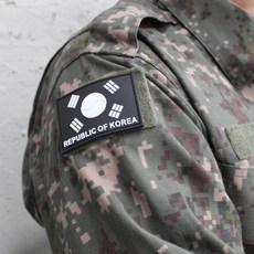 야광검정 실리콘와펜 국기와펜 패치 와펜 탈부착와펜