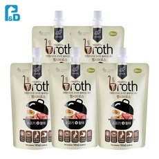 반려견 체력보강 소고기 황태육수 x5 애견생일선물, 1개