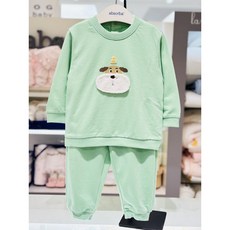 [백화점 정품] 압소바 신생아 순면 사계절 배냇 슈트 상하