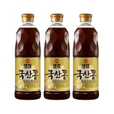 샘표 국산콩 간장（프리미엄）860ml x 3, 3개, 860ml